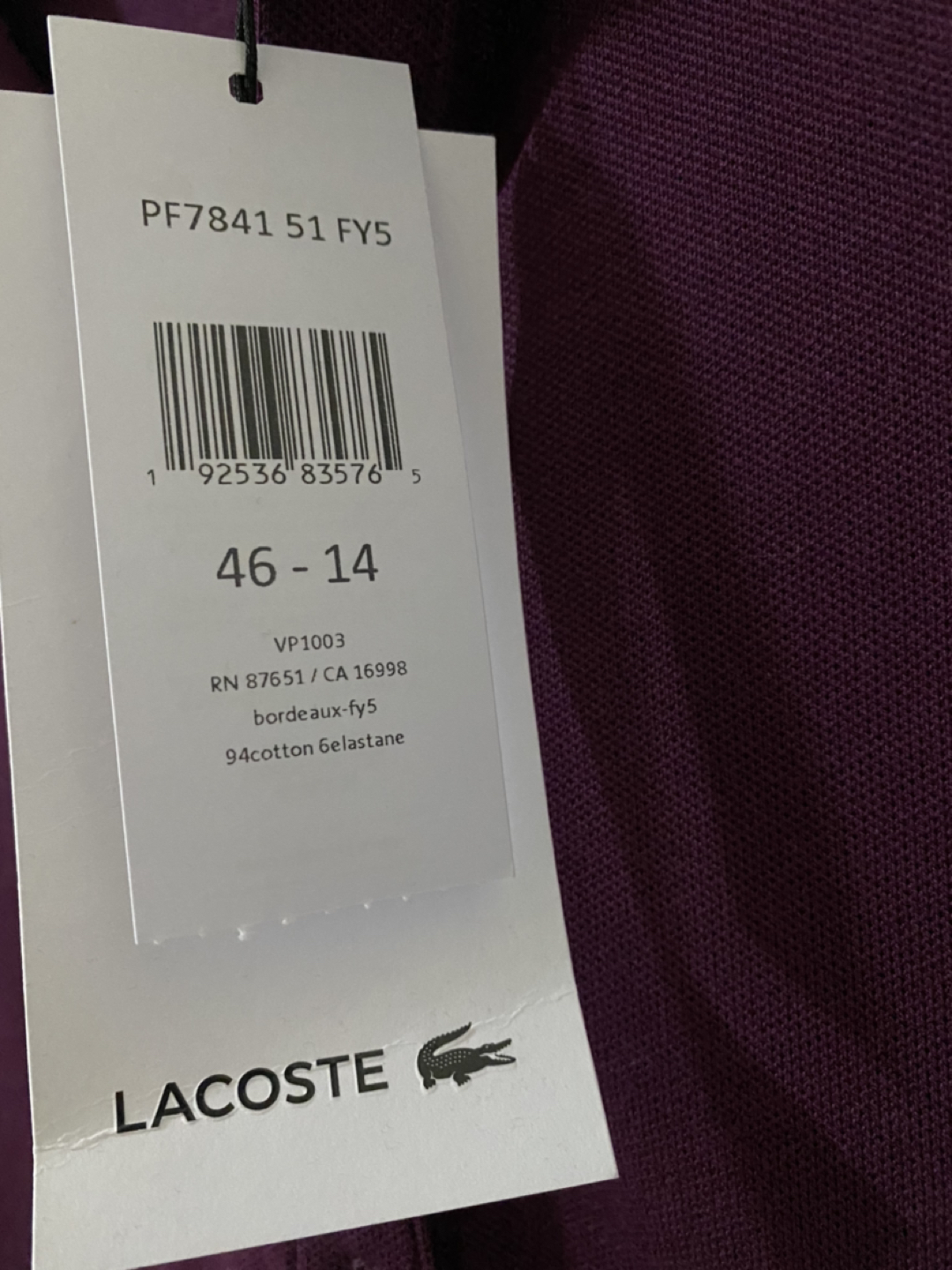 Lacoste Long Sleeves Top - photo 4