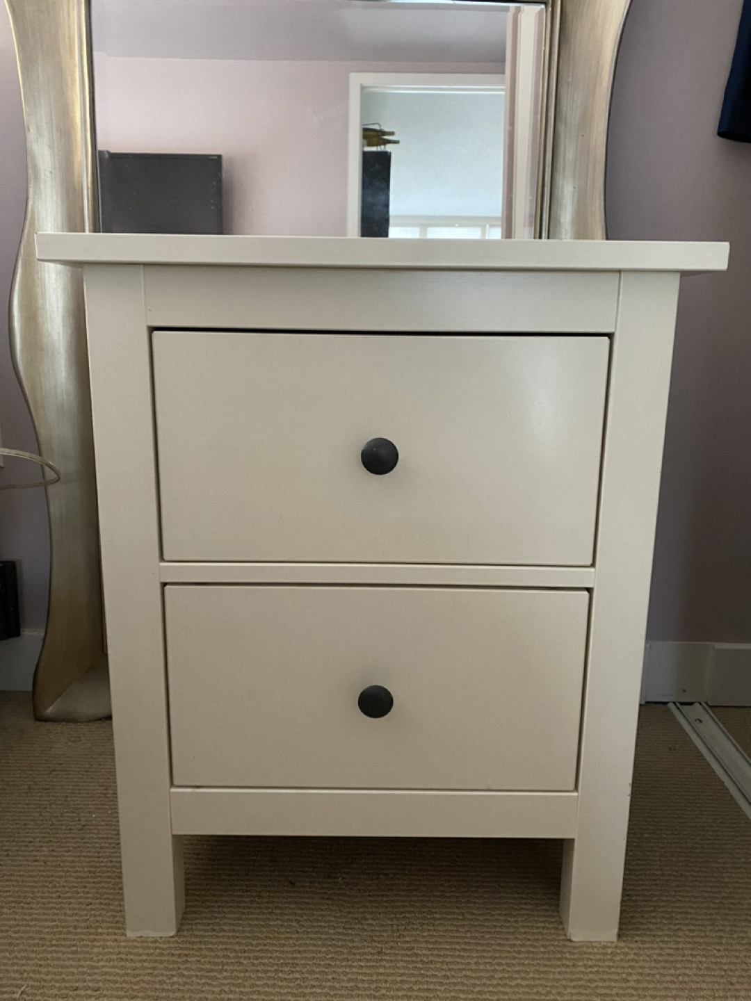 2 x Night Tables - Ikea HEMNES
2-drawer chest, white stain