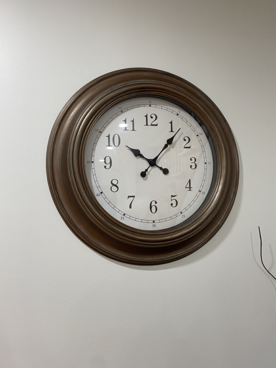 #freecycle Brown wooden clock
