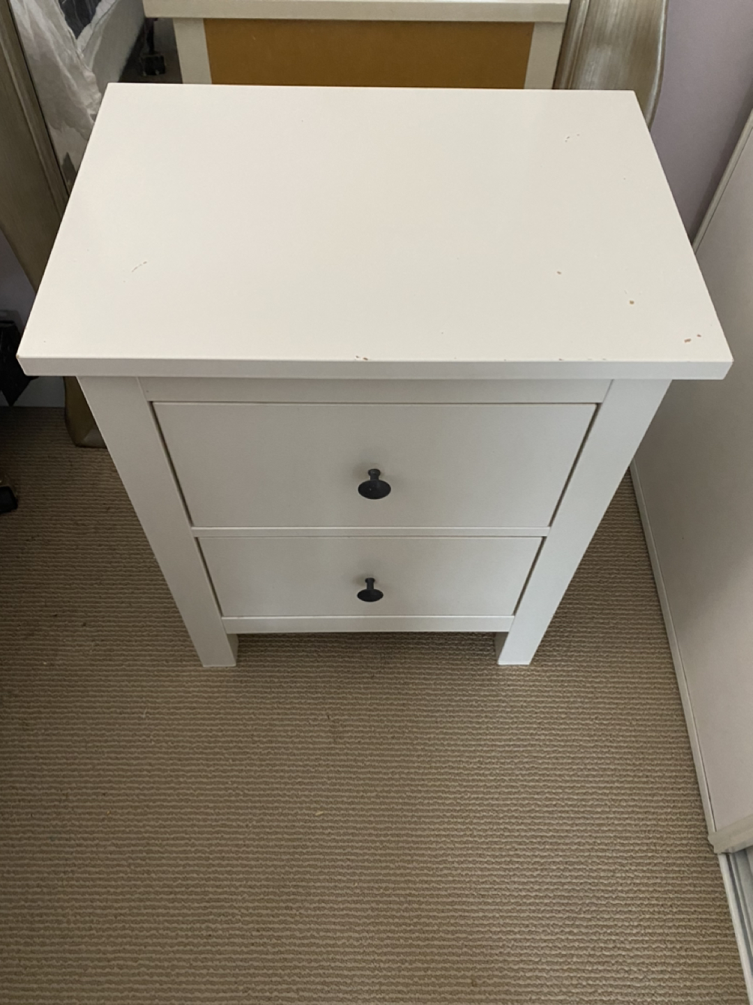 2 x Night Tables - Ikea HEMNES
2-drawer chest, white stain - photo 2