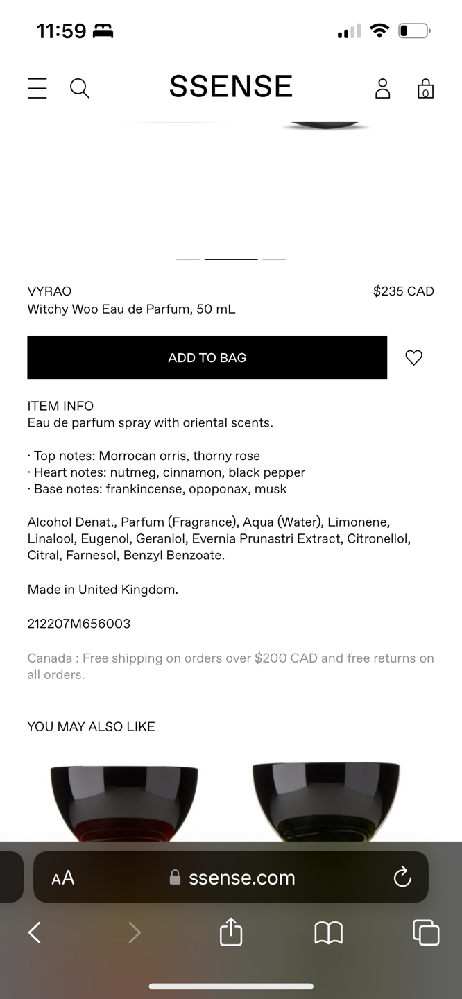 VYRAO Witchy Woo Eau de Parfum, 50 mL from SSENSE image indicator(6)