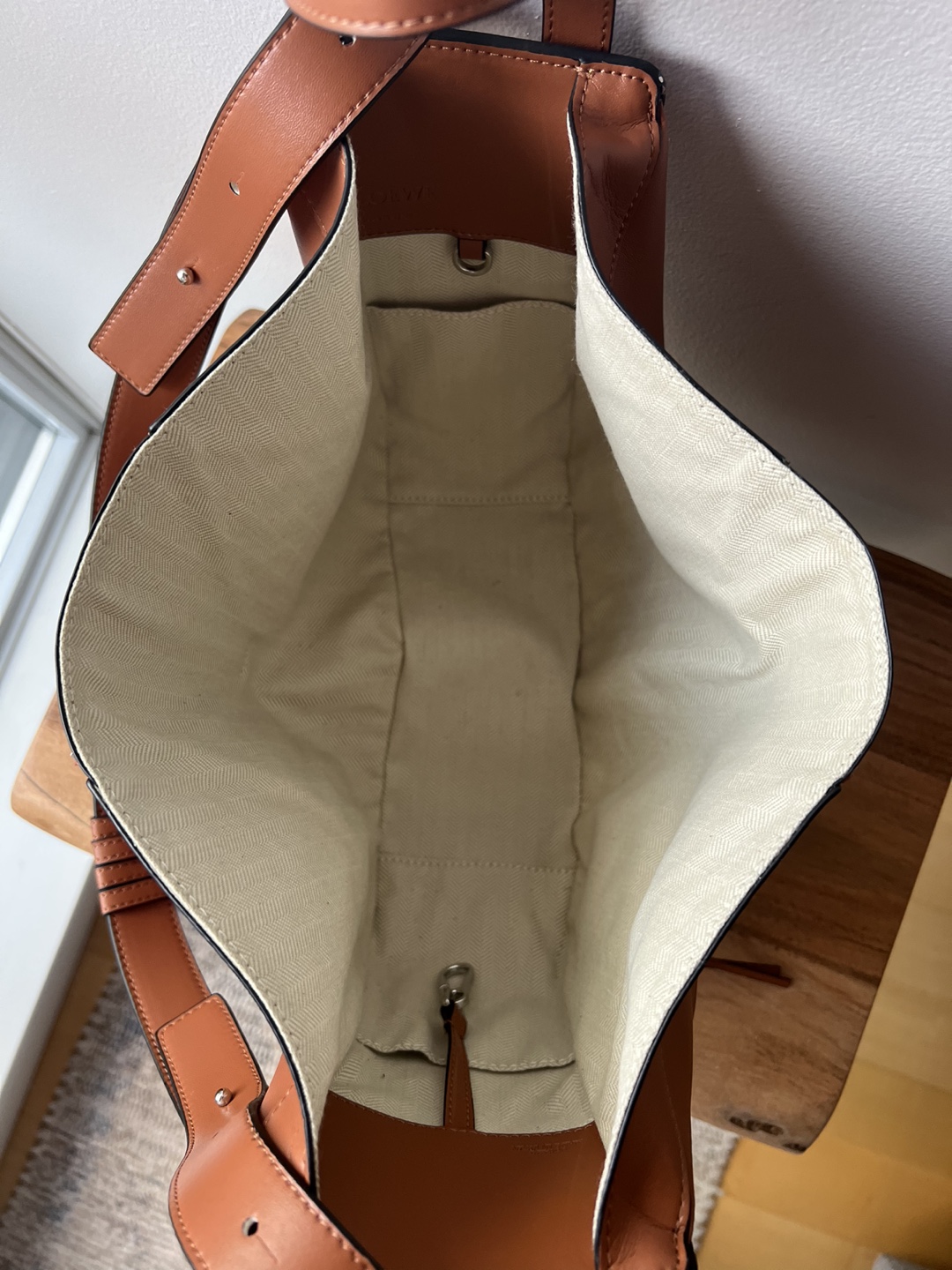 Tan leather purse - photo 2
