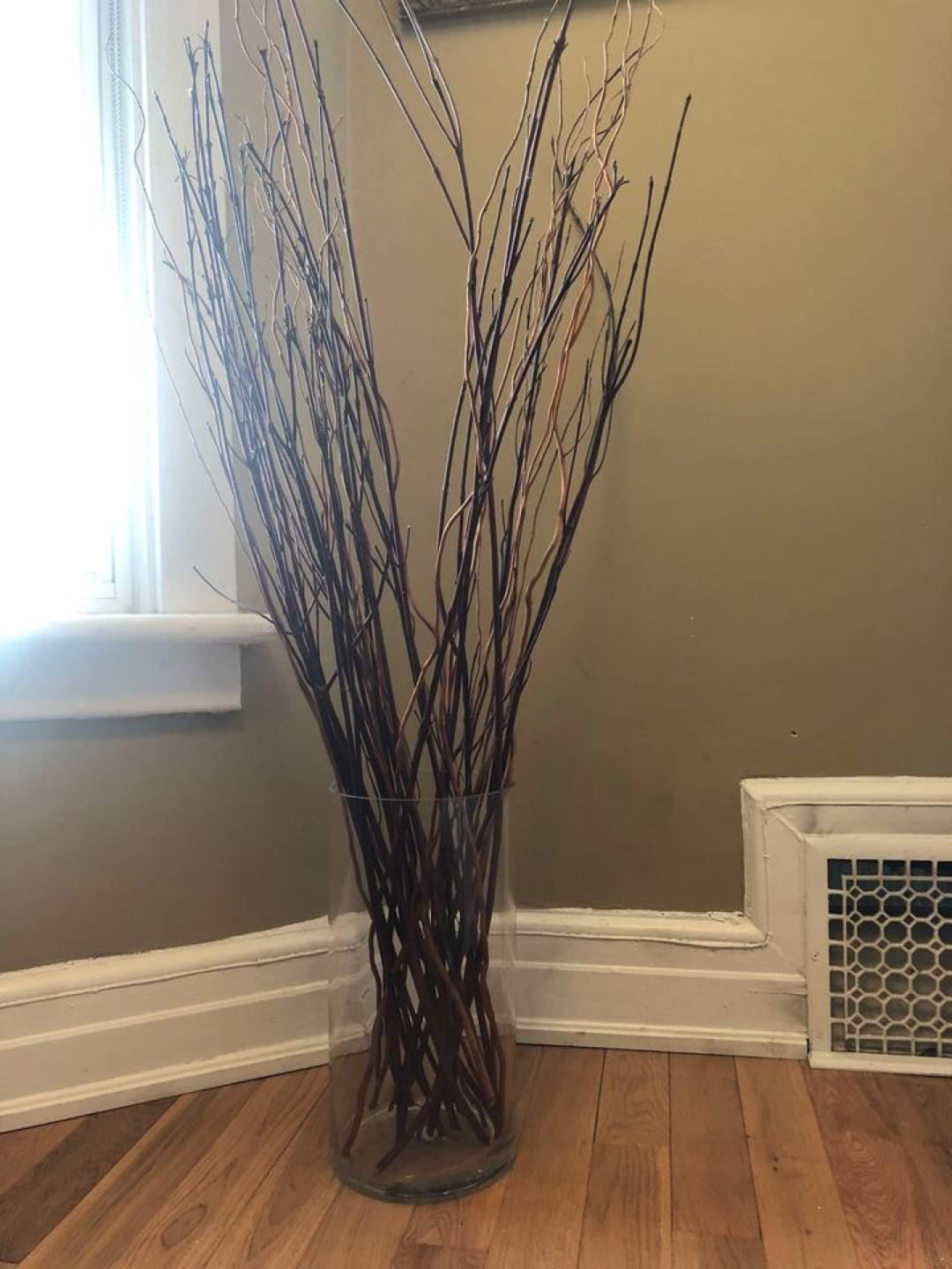 Super Tall Glass vase thumbnail