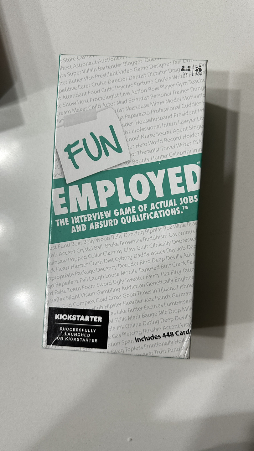 Funemployed board game