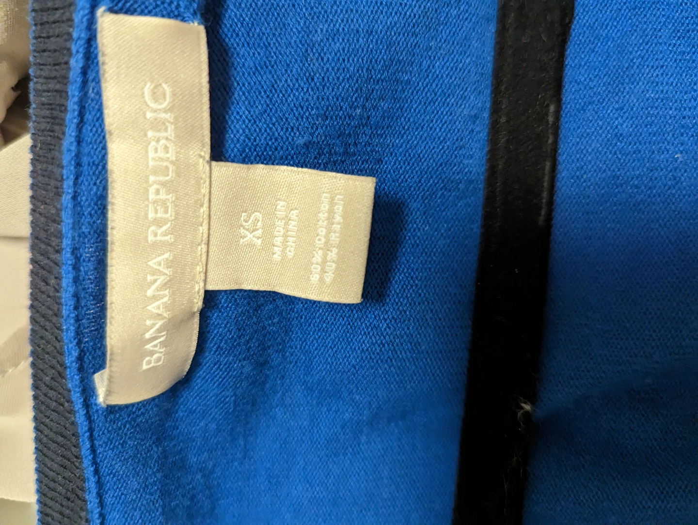 Blue Cotton Banana Republic cardigan - photo 5