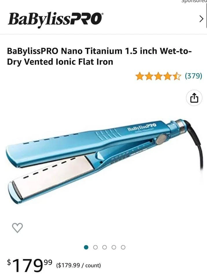 Bayliss PRO flat iron nano titanium - photo 5