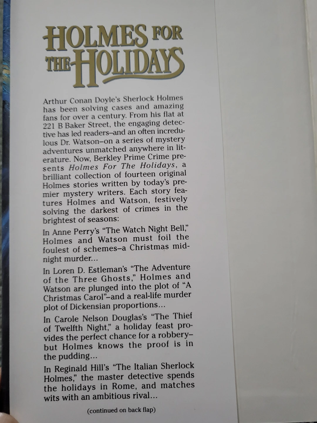 Sherlock Holmes book BRAND NEW image indicator(2)