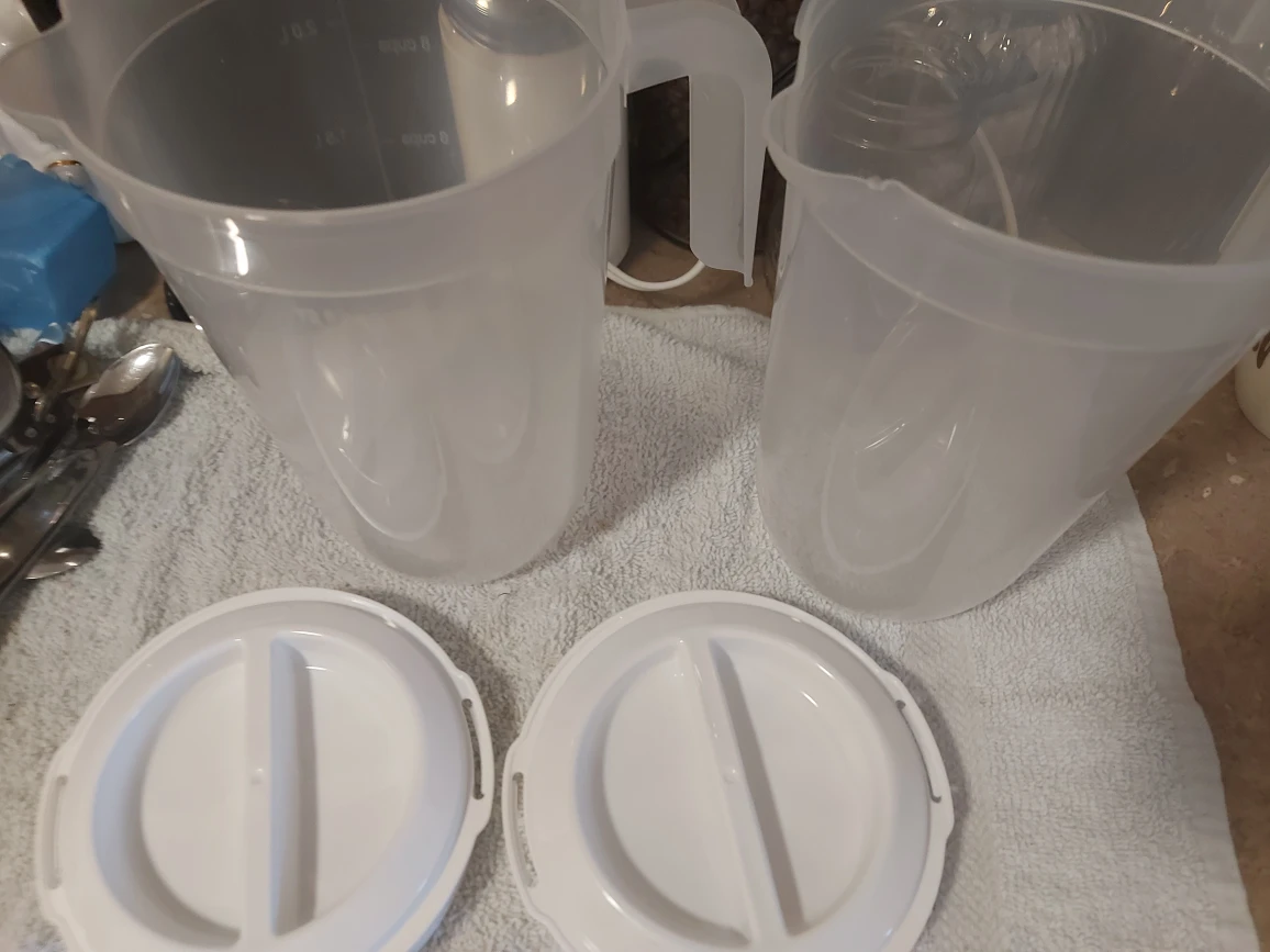 #freecycle 2 Plastic Pitchers thumbnail