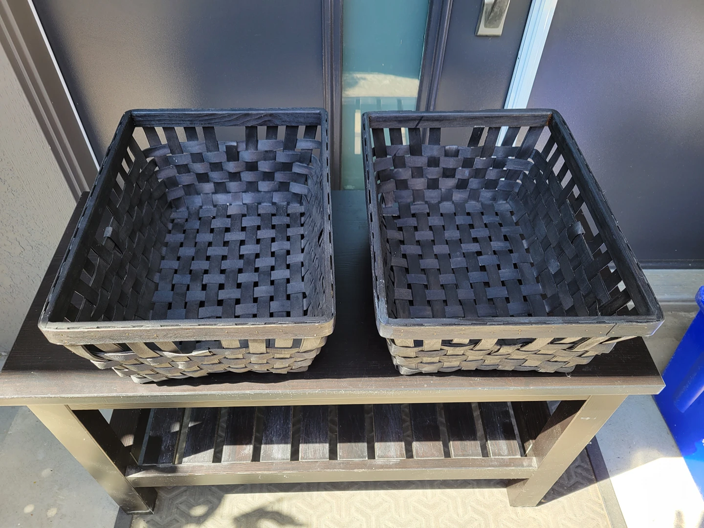 Discontinued Black Ikea Knarra Baskets thumbnail