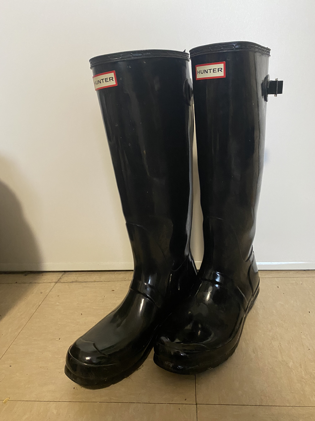 MOVING SALE! Adjustable Hunter Rain boots - photo 2