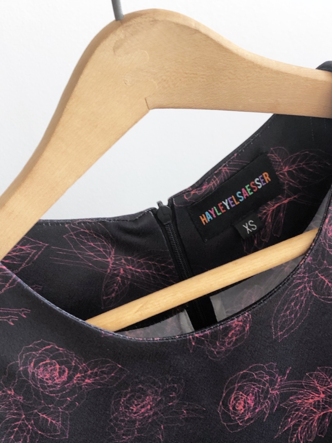 XS- Designer Dress (Hynotic Rose Print) - HAYLEY ELSAESSER image indicator(4)