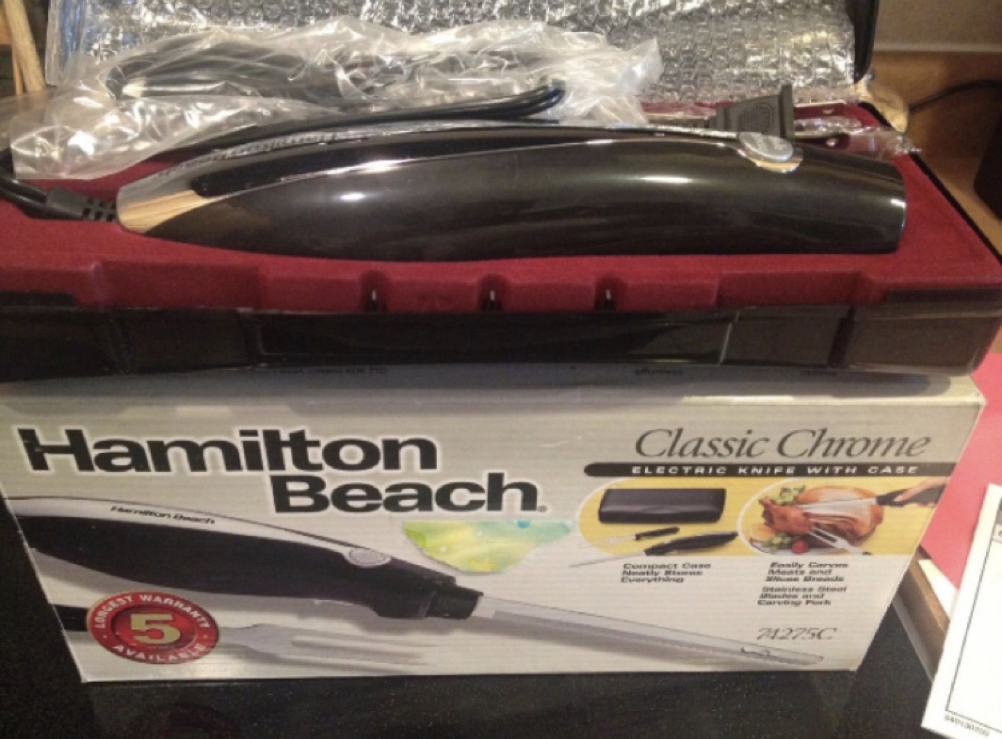 BNIB - Hamilton Beach Electric Knife image indicator(2)