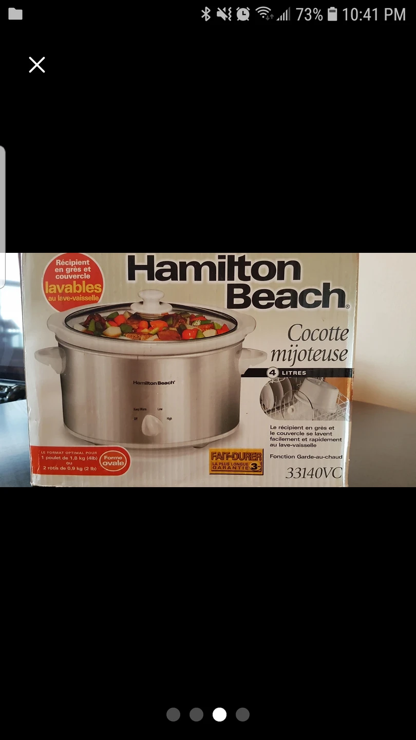 Slow Cooker Hamilton Beach image indicator(4)