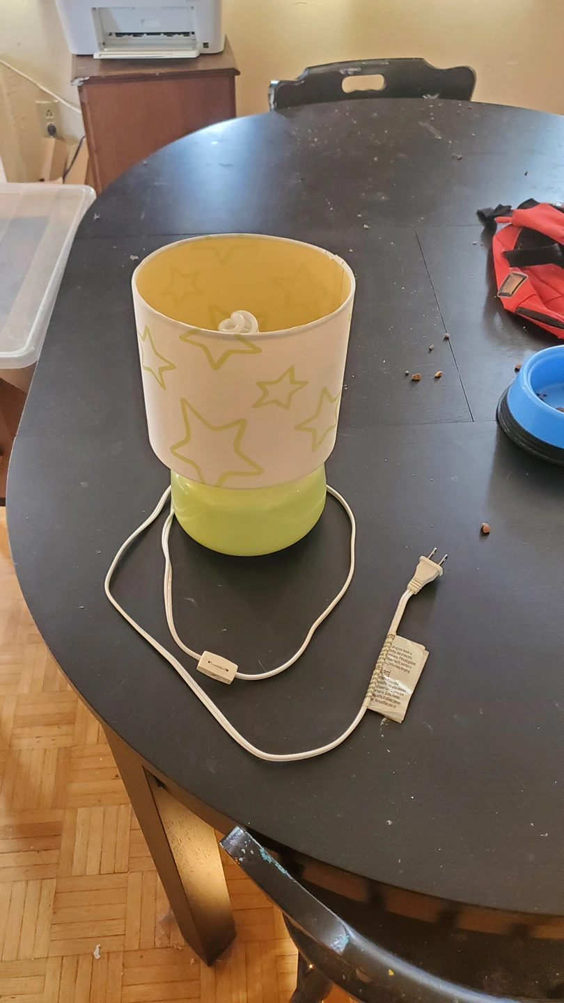 kids lamp with stars on the shade #freecycle - photo 3