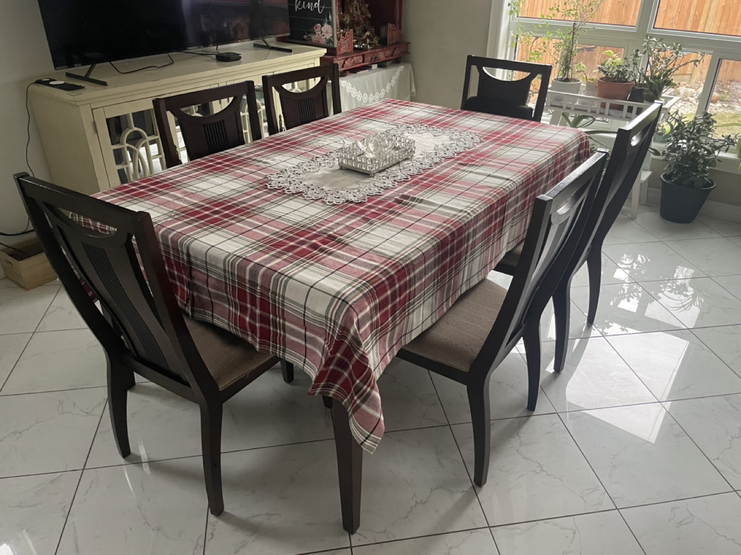 Wooden Dining Set (6 Set)