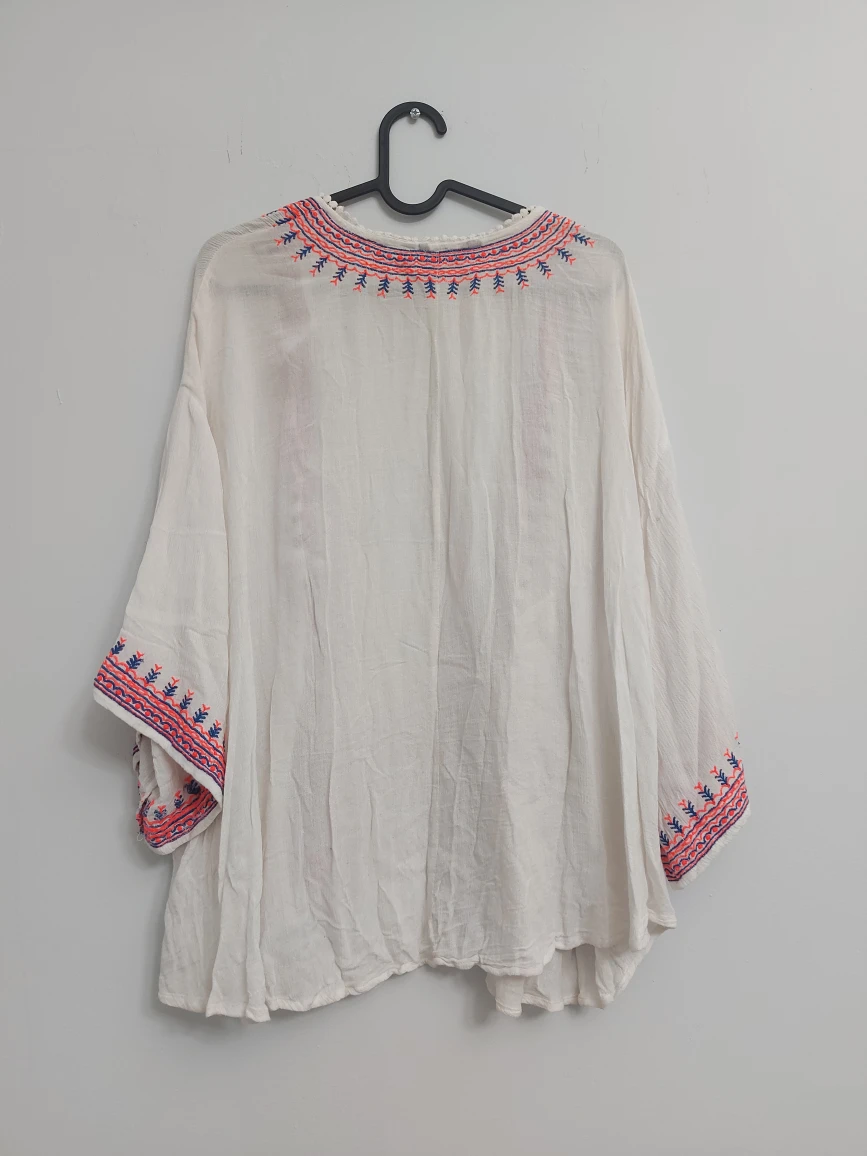 Boho embroidered cardigan image indicator(2)