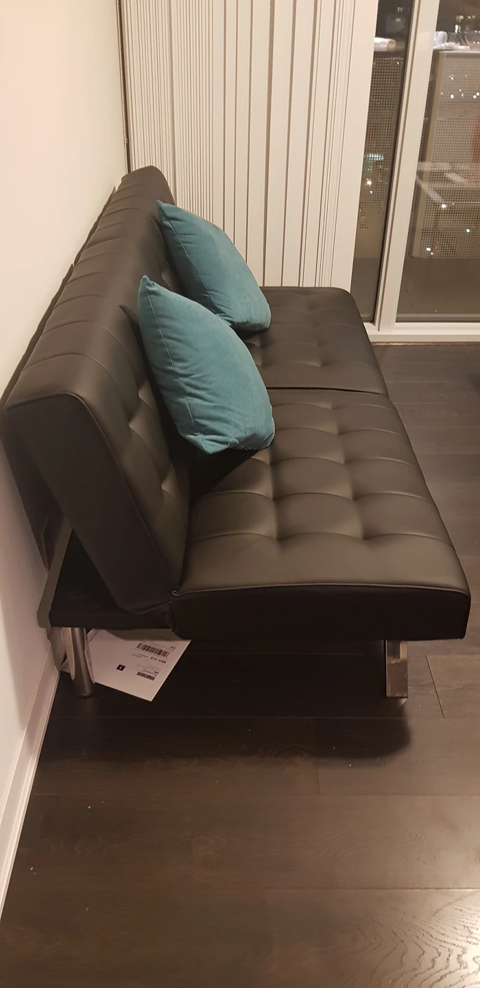 DHP Emily Convertible Futon Black. Brand New. - photo 3