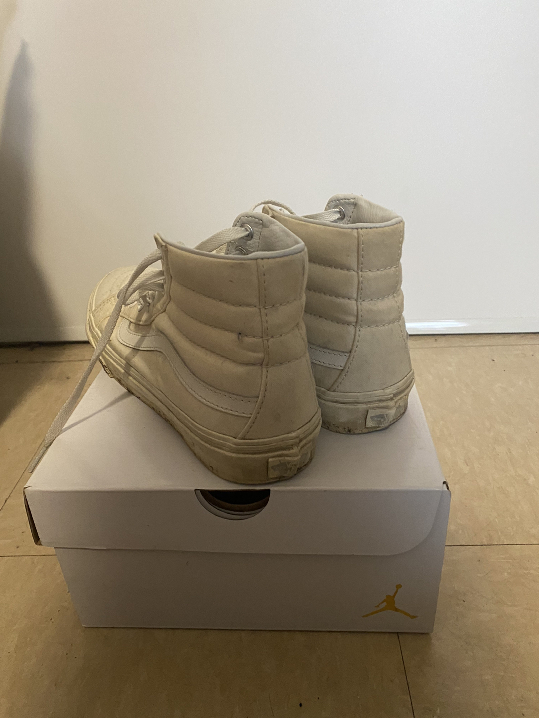 MOVING SALE! White high top Vans - photo 2