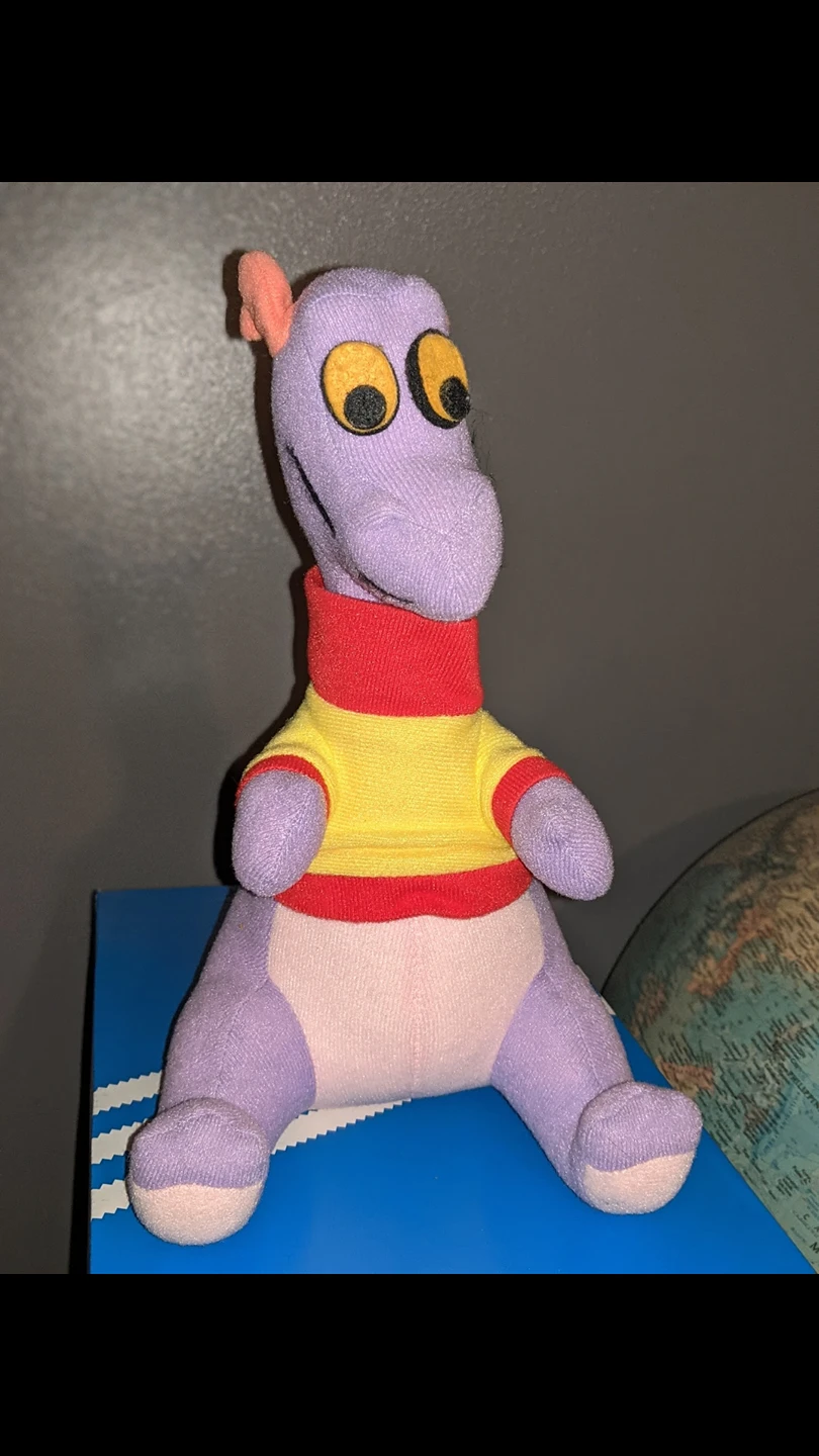 Vintage 9 inch figment dragon Walt Disney 1982 plush soft toy