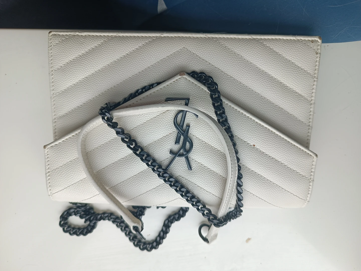 YSL cross body bag wallet