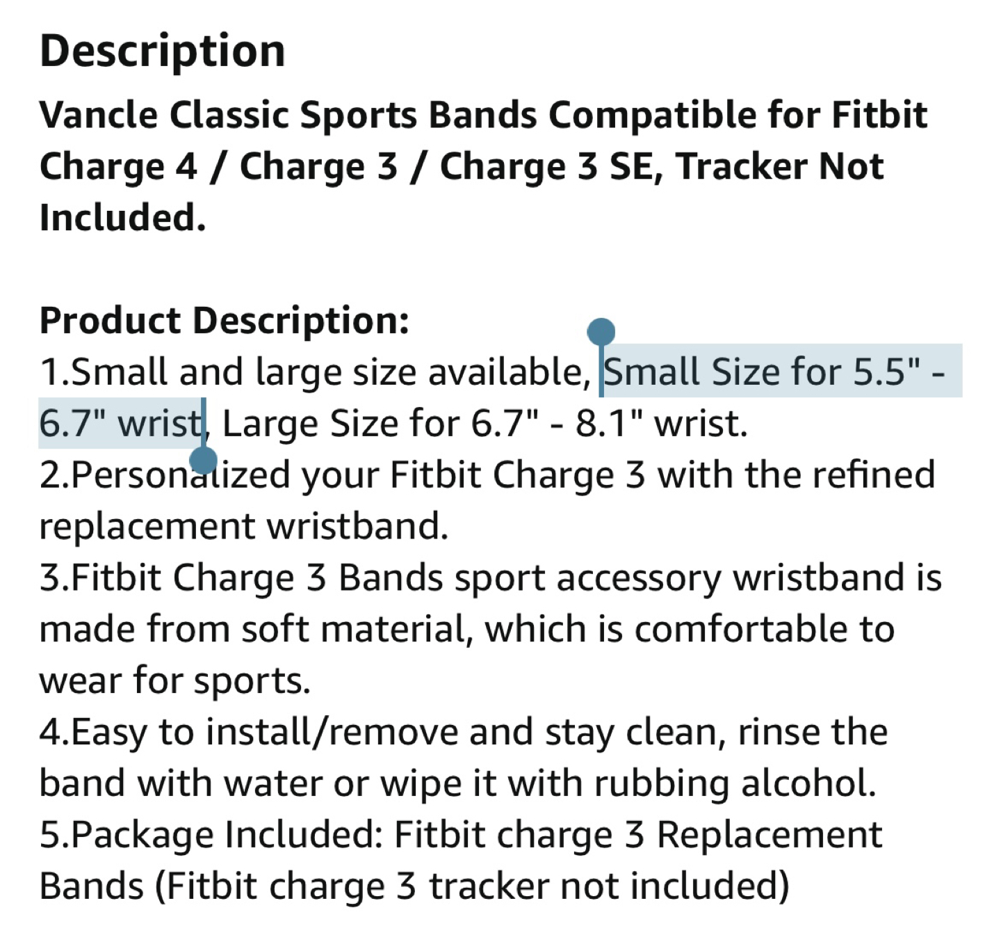 Fitbit Charge 3/4 Wristbands - photo 4
