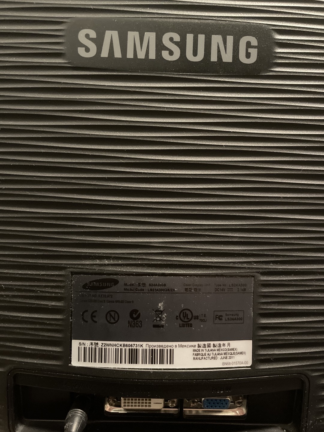 Samsung LED Monitor 24” - photo 3