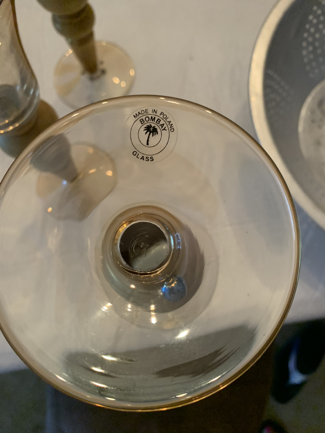 Bombay gold wine glasses - photo 2