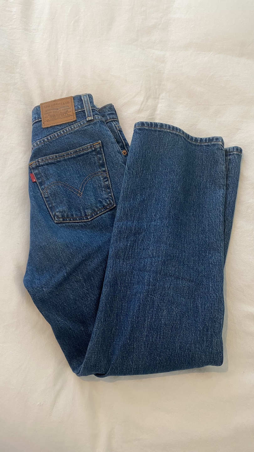 New Women's Levis Ribcage Straight Ankle Jeans