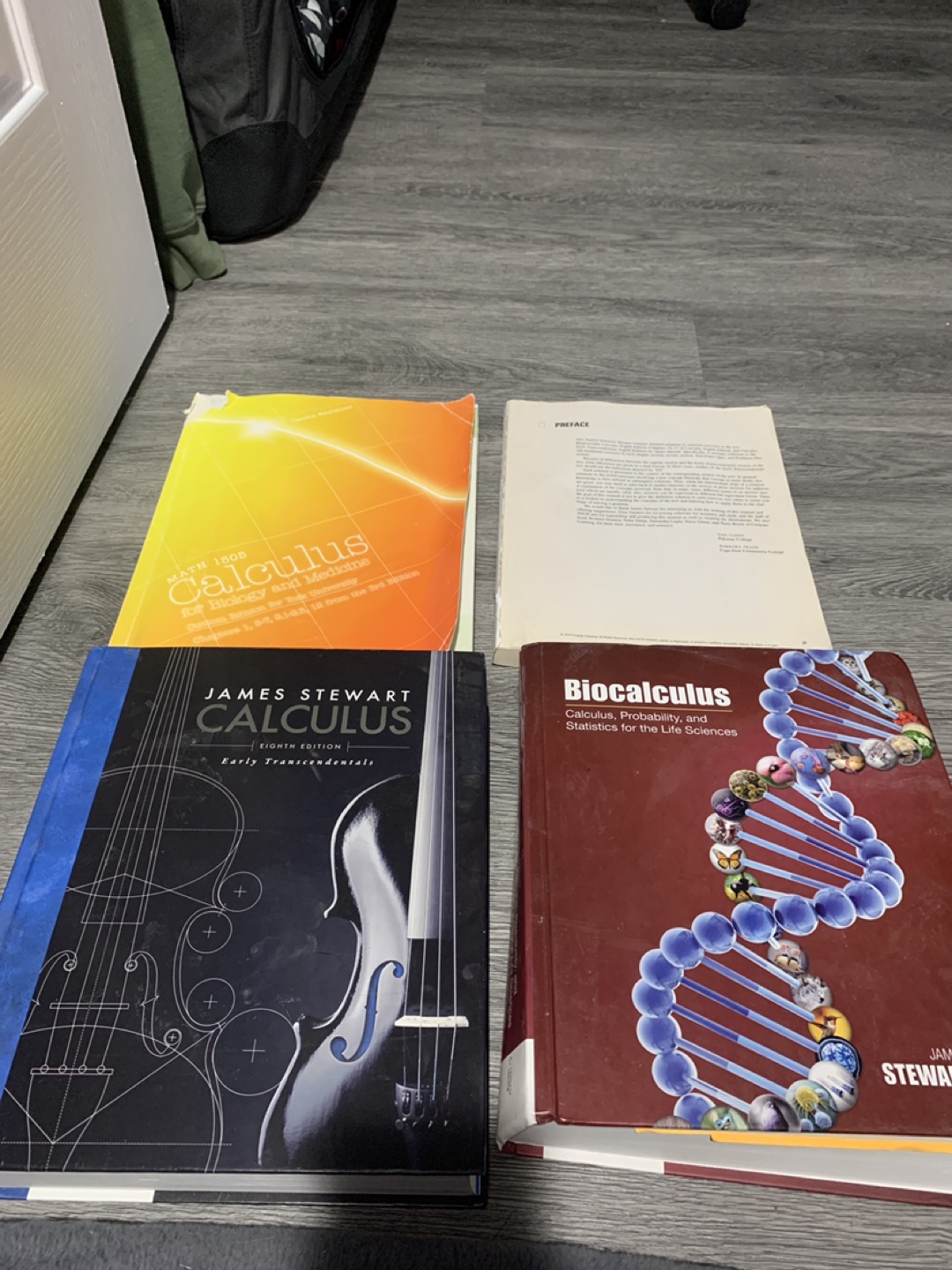 1st YEAR CALCULUS TEXTBOOKS