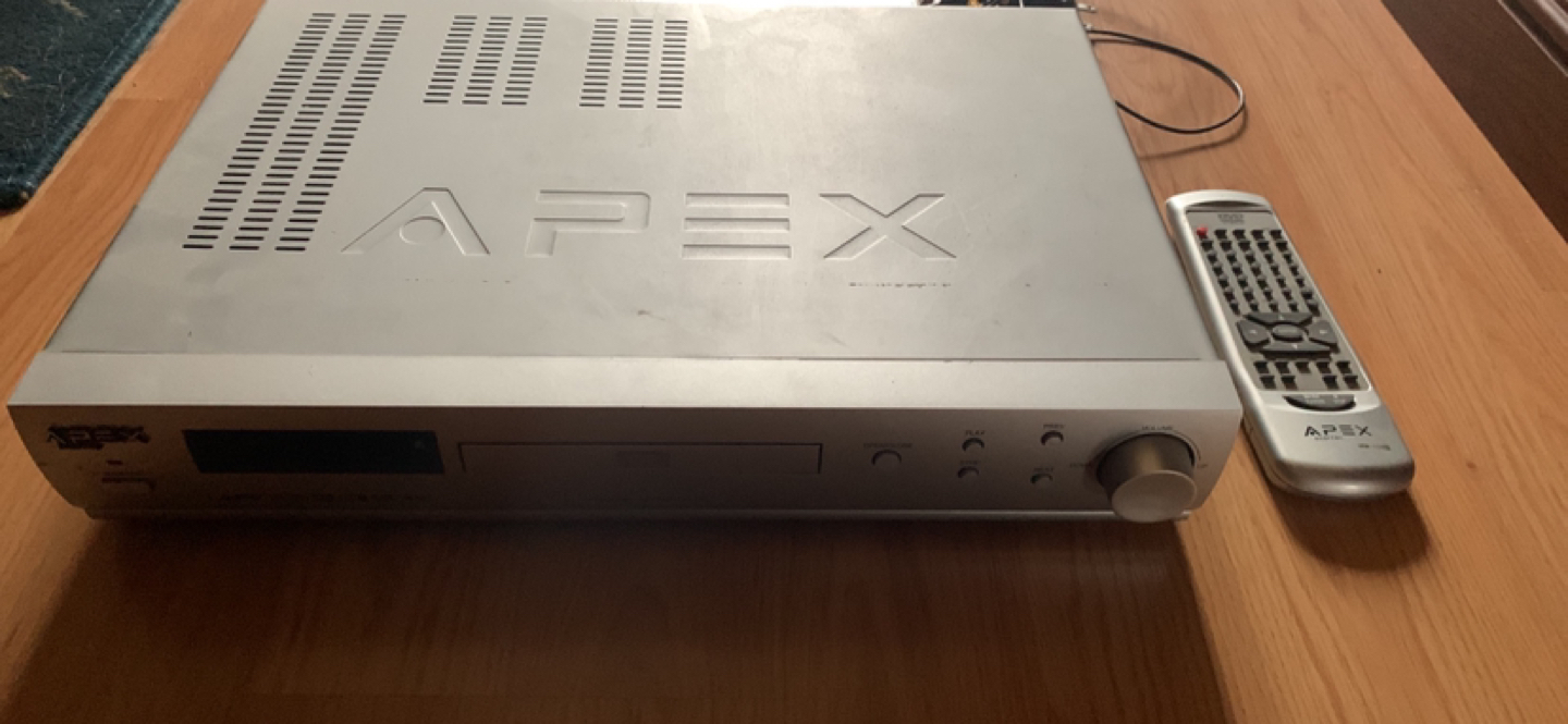 Apex DVD Player with Speaker Connections