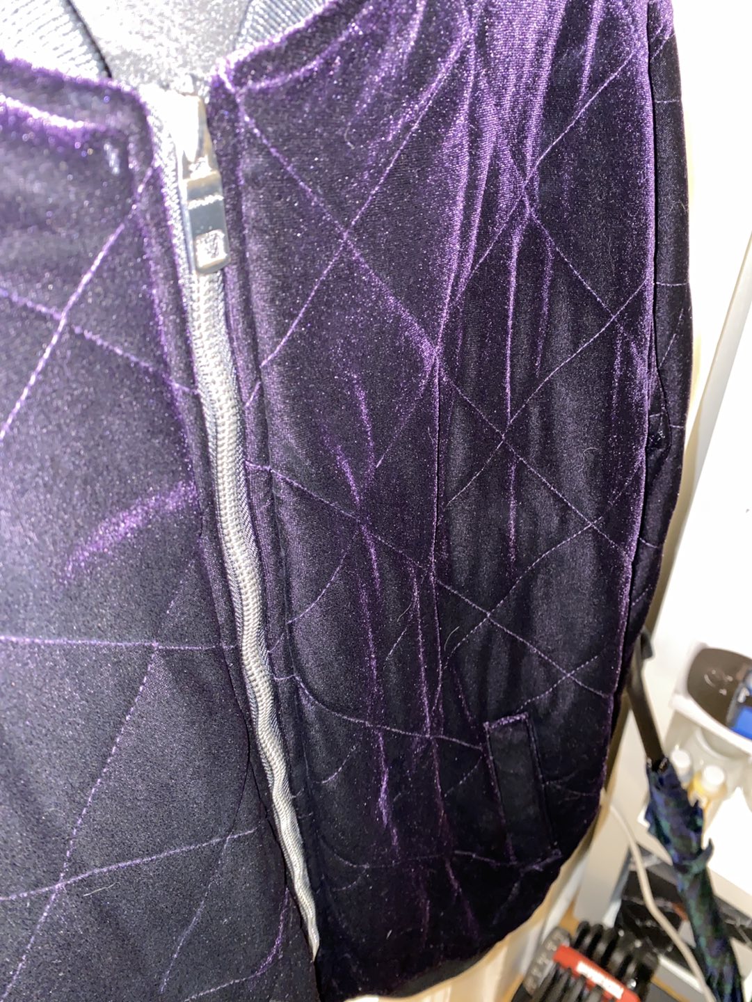 Purple Velvet Zara Jacket - photo 2