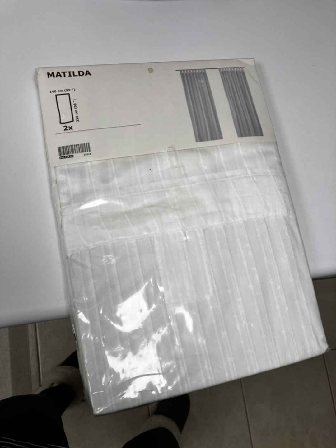 IKEA Matilda sheet curtains - photo 3