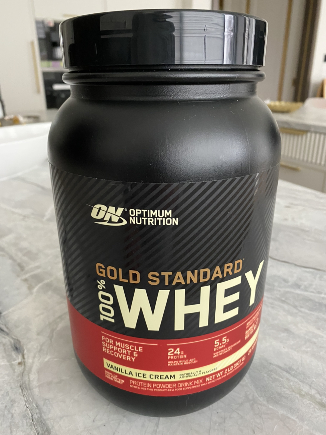 Gold Standard %100 WHEY 2LB ,vanilla ice cream thumbnail