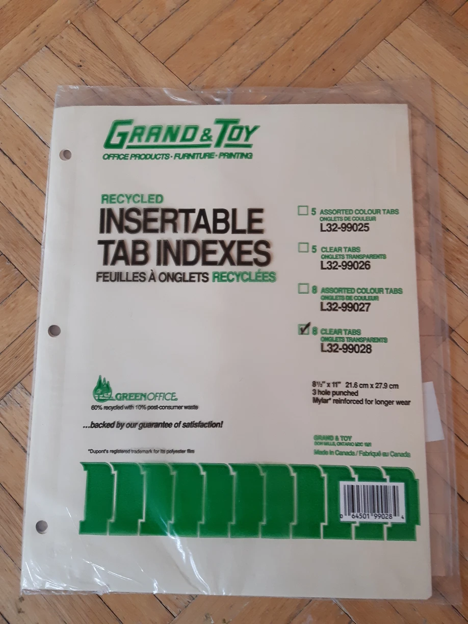 Binder tab sheets - photo 3