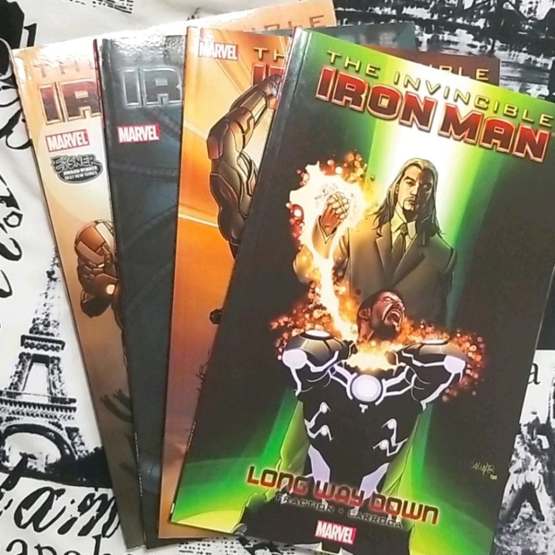 The Invincible Iron Man Vol. 7-10 (open to trading)