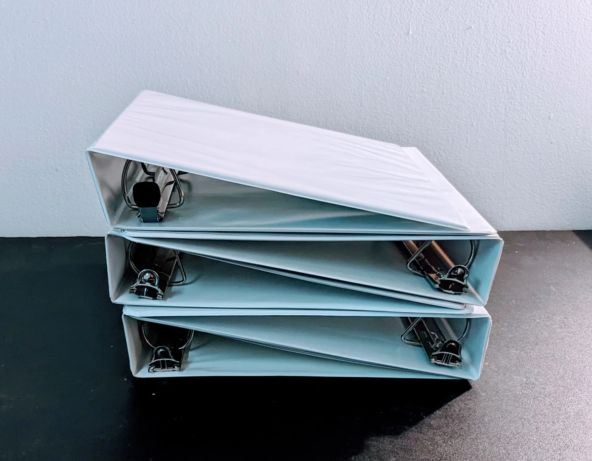 1.5" White Binders thumbnail