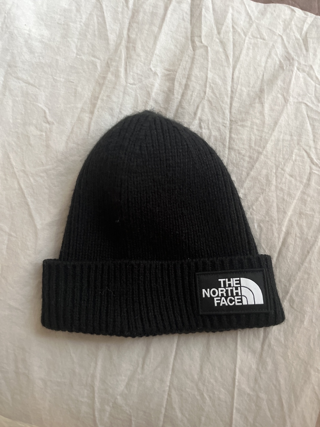 black north face beanie thumbnail