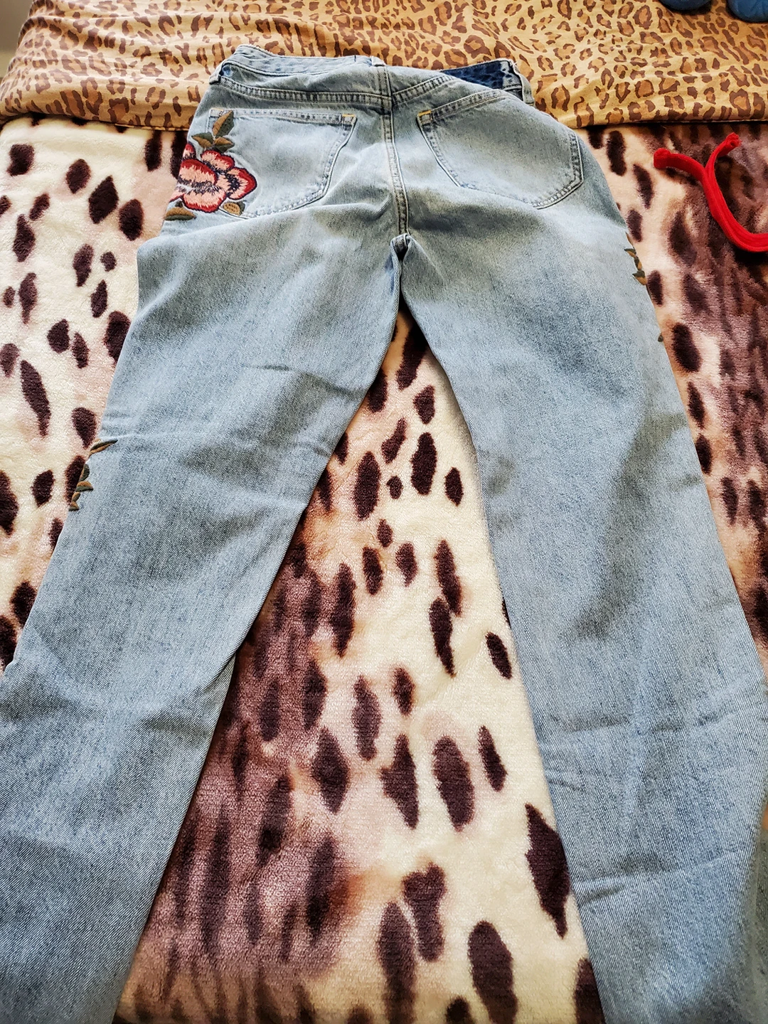 Women's Abercrombie and Fitch ripped jeans image indicator(3)