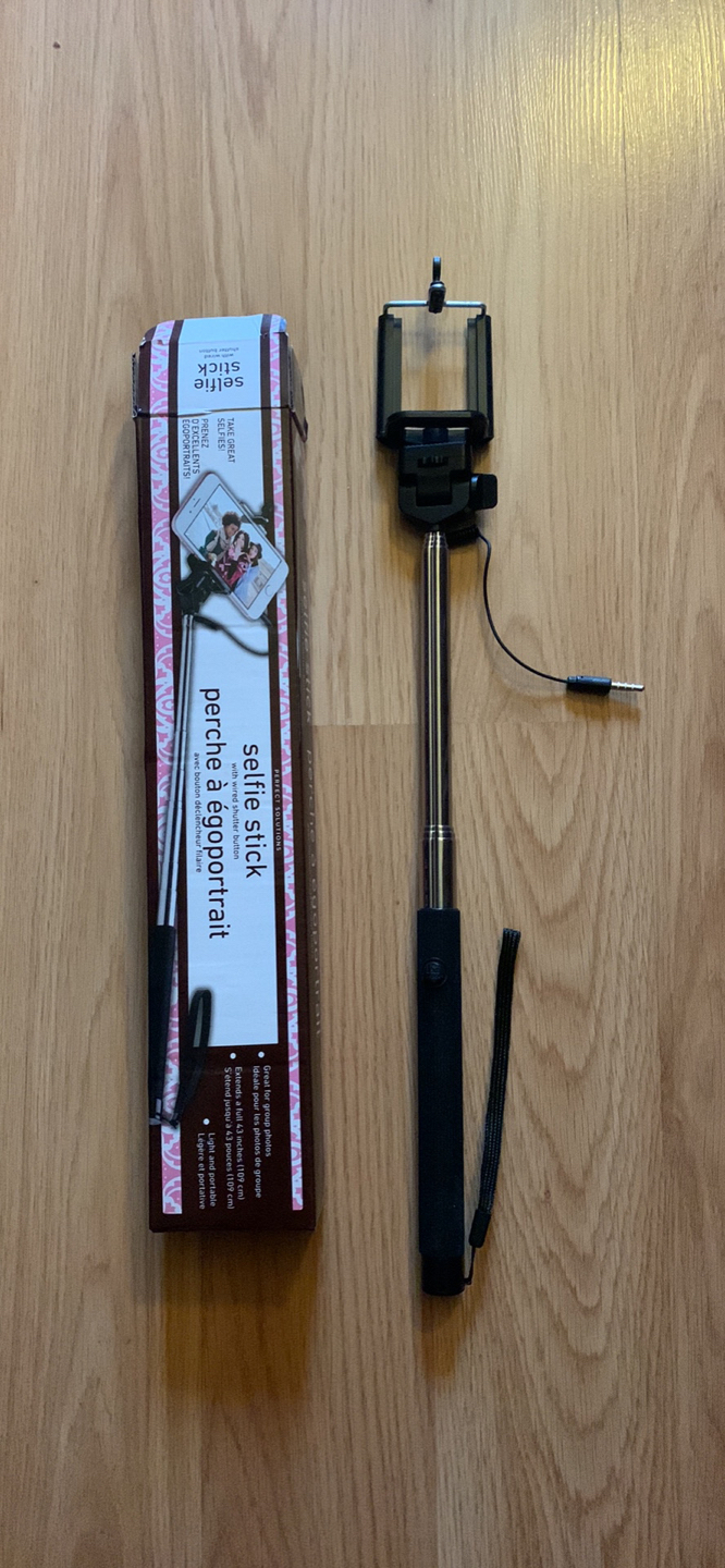 Selfie Stick with Shutter Button - Brand New