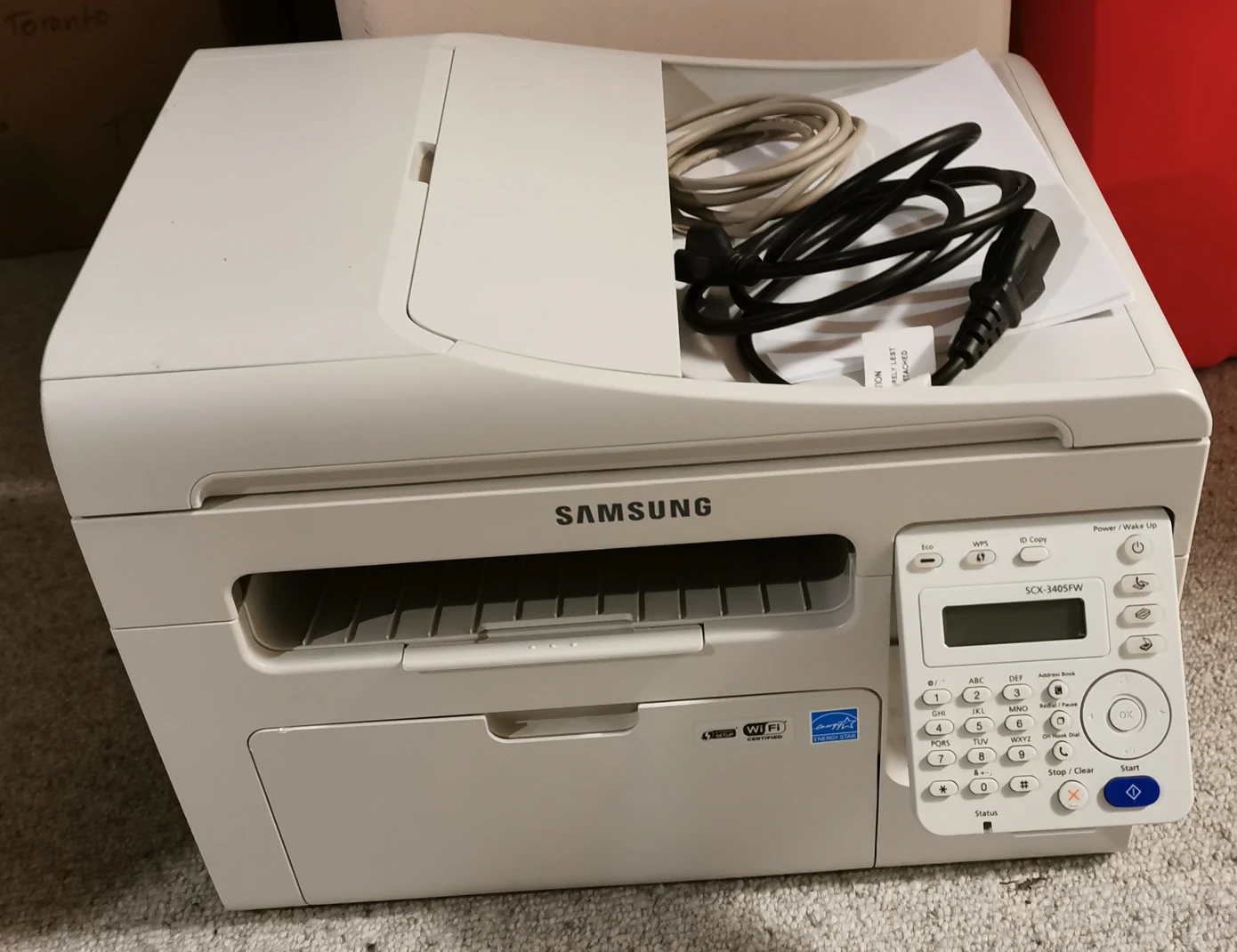 Samsung monochrome printer/scanner
