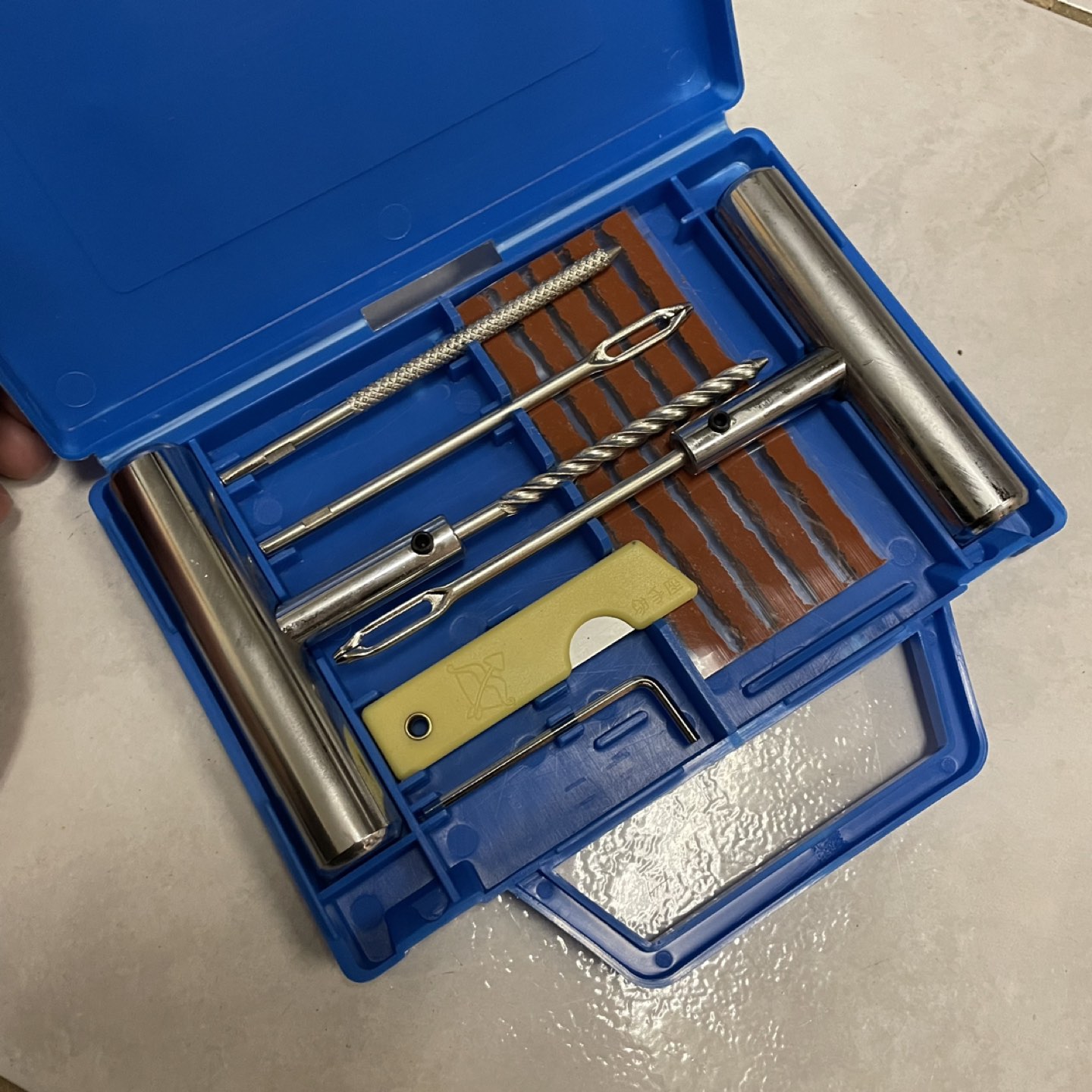 Brand new 11 Pc Tire Repair Kit Stainless steel