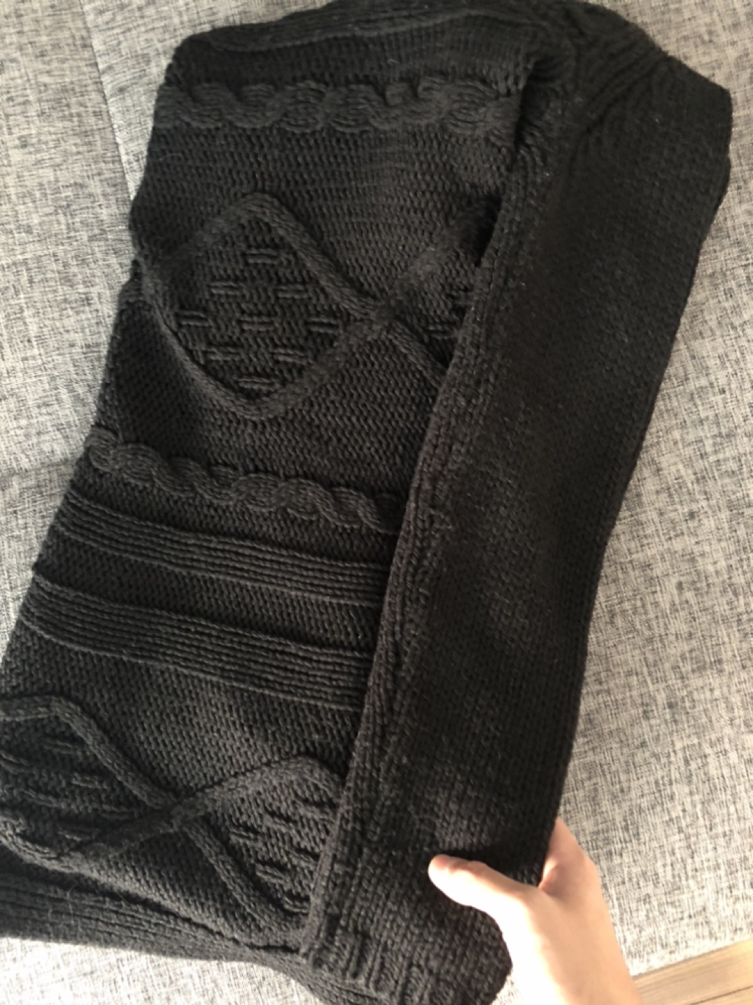 ESPRIT Long Cardigan Cable Knit Sweater image indicator(4)