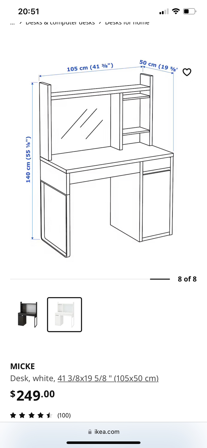 IKEA MICKE desk - photo 3