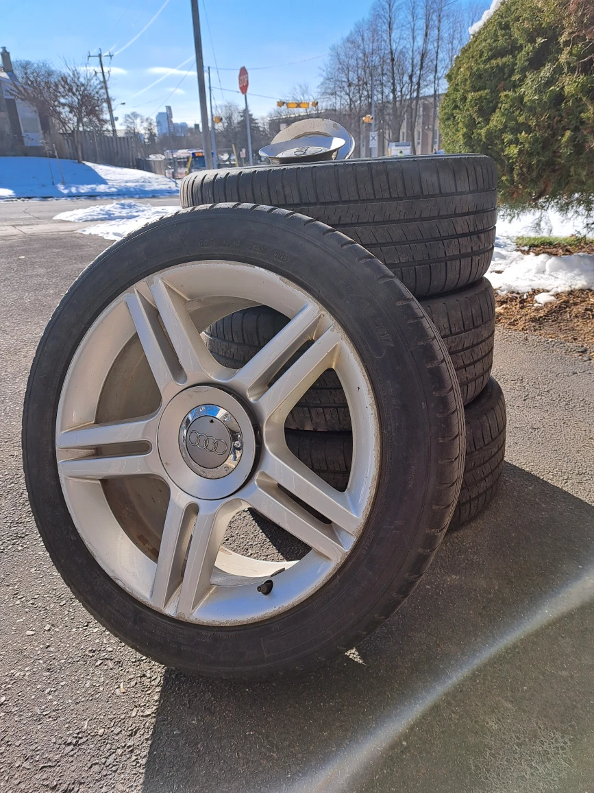 17 inch AUDI A4 rims & tires
