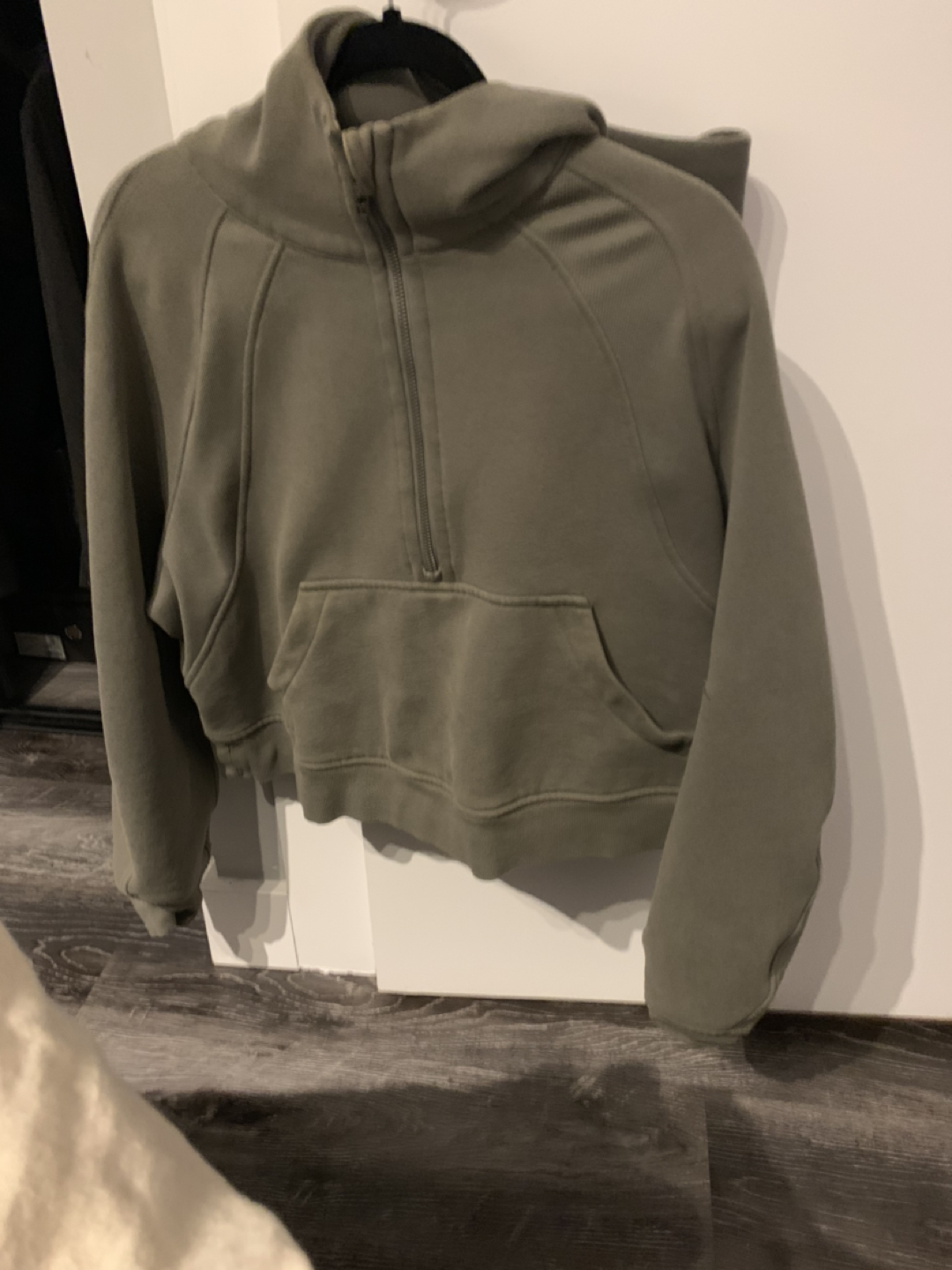 Lululemon scuba 1/2 zip grey sage size m/l thumbnail