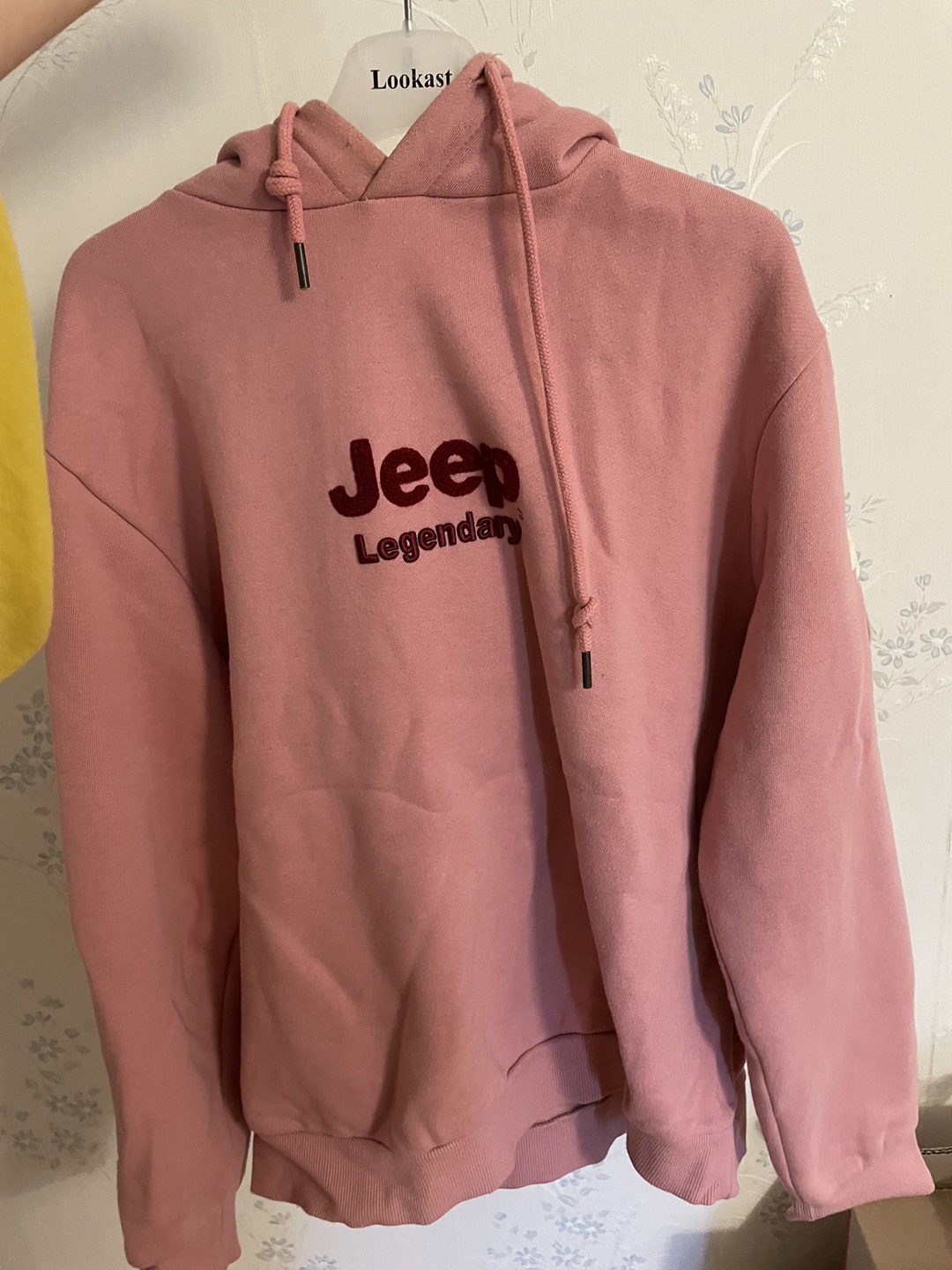 Jeep pink fleece hoodie