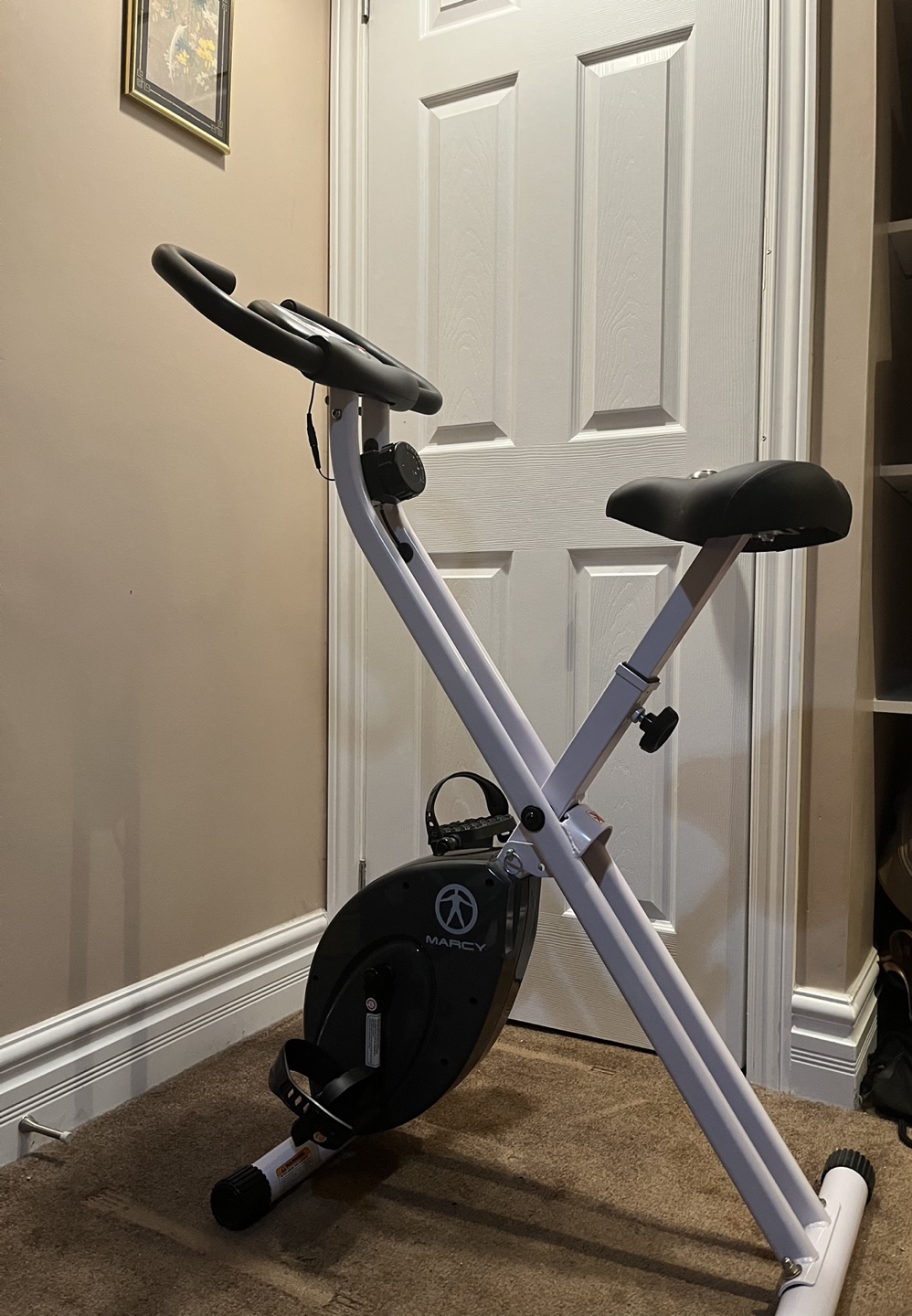 Marcy Exercise bike with adjustable resistance for cardio image indicator(5)