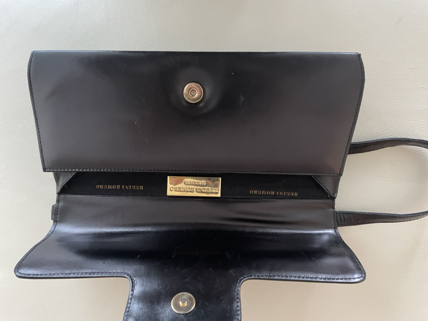 Leather handbag - photo 2