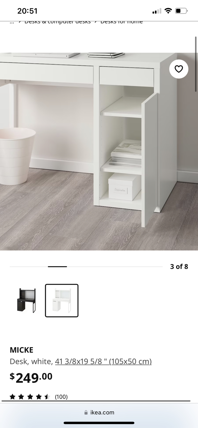 IKEA MICKE desk - photo 2