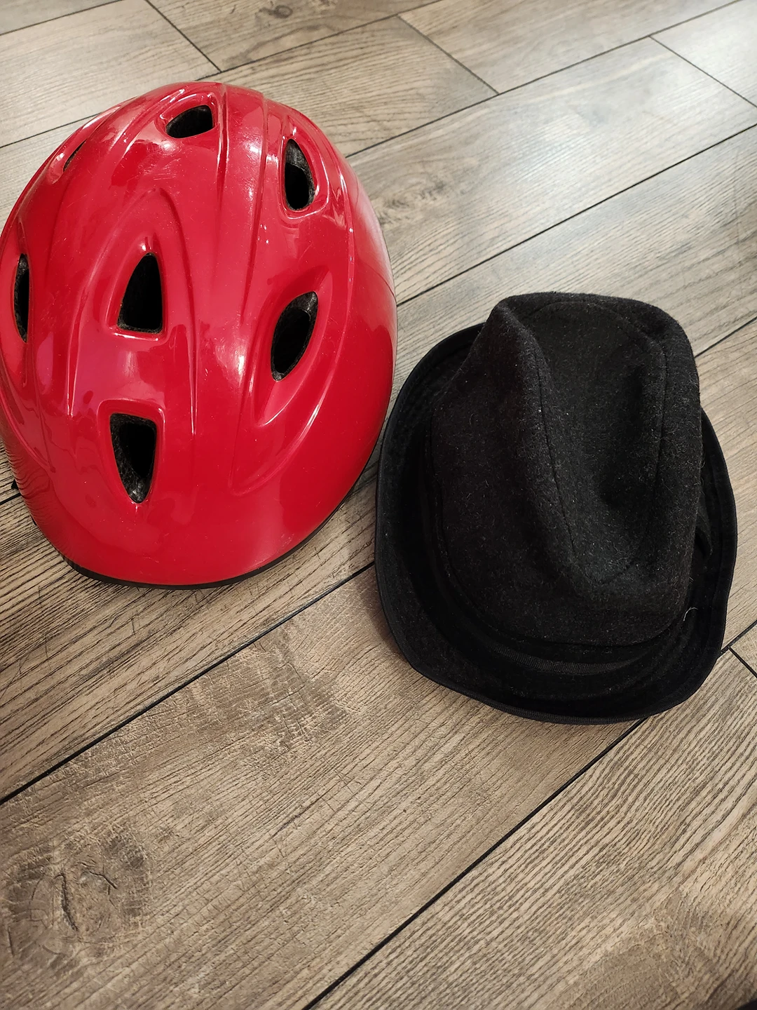 #Freecycle Hat & Bike Helmet